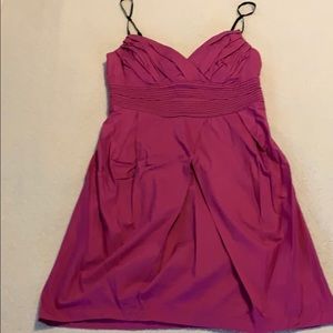 Summer magenta mini dress